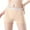 Beige, variant on Women Strap On Harness Panties Solid Basic Daily Briefs Comfy Boyshort Underwear Black XXXL