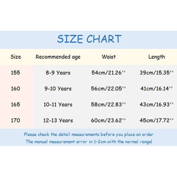 DuoJiaJ Girls Linen Shorts Casual Pull-On Elastic Waist Drawstring Summer Beach Shorts Size 12-13 Years