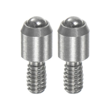 

2 Pack Round Contact Point 4mm Length Measuring Probe Stylus 2mm Diameter Stainless Steel Ball Tip M2 Thread