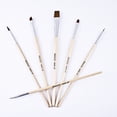 thumbnail image 3 of Juego de pinceles de maquillaje NikouMX 6 unidades para pintura corporal, 3 of 8