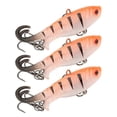 thumbnail image 3 of 3PCS Double Tail Soft Bait Artificial Simulation Lifelike Ice Fishing Lure Tackle, 3 of 5
