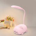 thumbnail image 3 of LED Lamp Light Cute Cat Design Night Light with Flexible Neck USB Rechargeable for Tabletop Desk  Pink, 3 of 8