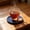 Blue, variant on Winter Poetry Upgrade Hand Woven Cotton Rope Coaster, Floral Round Heat Resistant Cup Mat, Boho Home Kitchen Table Protector, 4.72in G