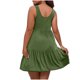 thumbnail image 4 of mfyjkho Vestidos de fiesta para mujer, Vestido liso sin mangas con cuello redondo informal de verano de talla grande para mujer Vestidos largos para mujer xxxxxl, 4 of 9