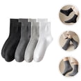 thumbnail image 4 of 4 pares de calcetines de vestir para hombre, calcetines tobilleros, calcetines casuales, calcetines para hombre, calcetines deportivos para adultos., 4 of 6