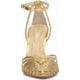 thumbnail image 2 of Zapato de tacón Jessica Simpson Paveri dorado talla 7, 2 of 7