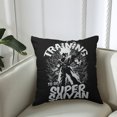 thumbnail image 2 of Dragon Ball Z Goku Training To Go Super Saiyan Epic Couch Pillowcase, 2 of 3