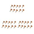 thumbnail image 1 of mmirethe Shoe Repair Replacement Dowels High Heel Tips Taps Pads Enhanced Performance Apricot Thick 9mm 9mm Thick Pin 3Set, 1 of 6