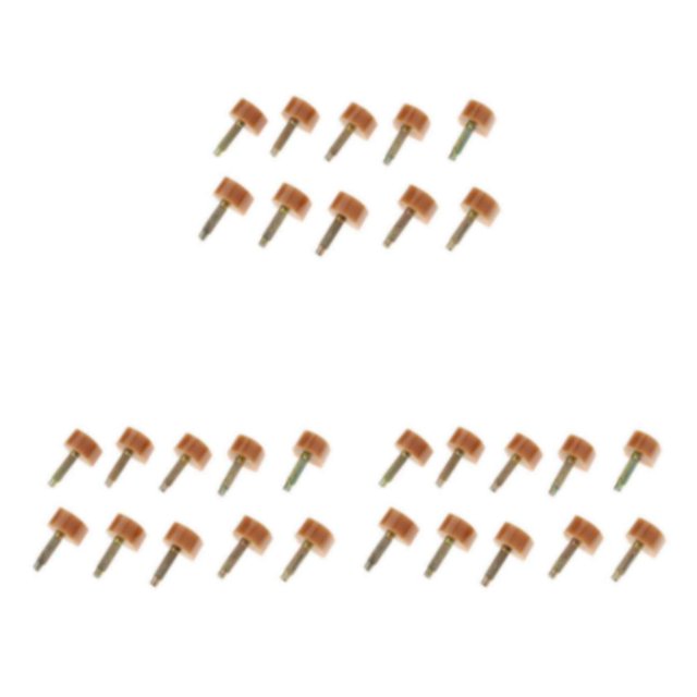 mmirethe Shoe Repair Replacement Dowels High Heel Tips Taps Pads Enhanced Performance Apricot Thick 9mm 9mm Thick Pin 3Set