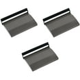 thumbnail image 3 of Set of 3 Brushed Metal Business Card Case Holders With Bar Closure Mechanism (Horizontal, Gunmetal), 3 of 4