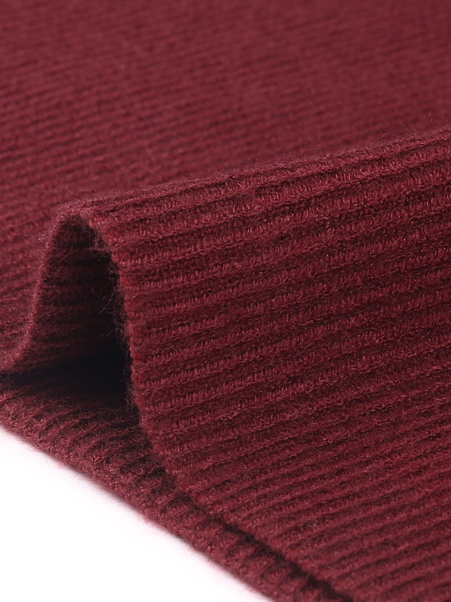 DARING DIVA Plus Size Women Fall Sweater V Neck Knit Pullover Dress 2X Burgundy