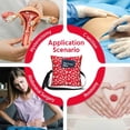 thumbnail image 6 of Hysterectomy Pillow, c Section Pillow Abdominal Pillow Post Surgery Recovery Gifts for Women with Pocket for Ice/Hot Packs After Hysterectomy c-Section Abdominal Surgery-Red Flower, 6 of 6