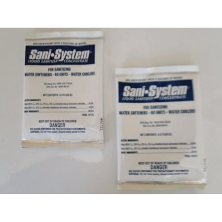 2 PACK PRO PRODUCTS WS Sani-System Water Softener Liquid Sanitizer