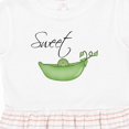 thumbnail image 4 of Inktastic Sweet Pea Girls Toddler Dress, 4 of 5
