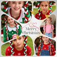 thumbnail image 4 of Red/White/Green Ponytail Extension for Women and Girls, Tinsel Hair Pieces With Rubber Band Christmas Festival Girls Hair Accessories 27.5 inch Synthetic Ponytail Crazy Days Hair 2pcs/lot, 4 of 8