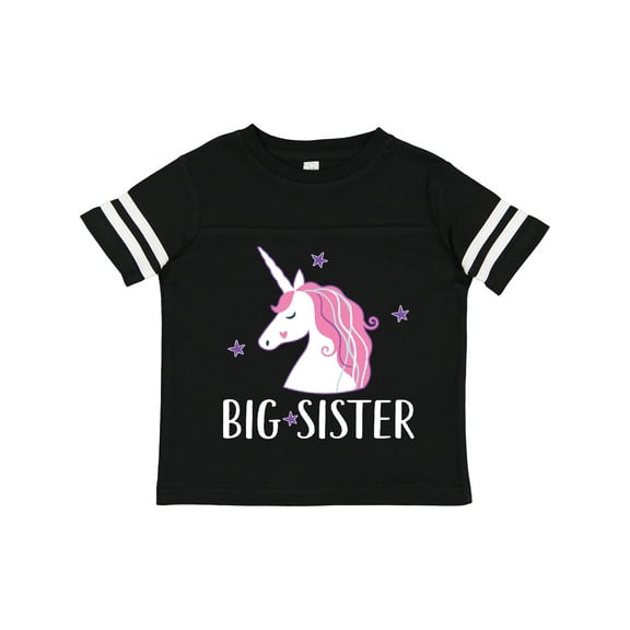 Inktastic Big Sister Unicorn Girls Toddler T-Shirt
