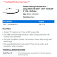 thumbnail image 2 of Power Steering Pressure Hose - Compatible with 2007 - 2011 Honda CR-V 2.4L 4-Cylinder 2008 2009 2010, 2 of 2