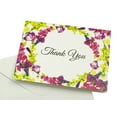 thumbnail image 1 of Darling Souvenir Floral Design Wedding Thank You Greeting Cards Pack Of 36 Pcs With White Envelopes, 1 of 6