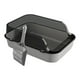 thumbnail image 2 of Caja de arena para gatos, inodoro para gatitos, lados altos, semicerrada, arenero desmontable para gatos Gris, 2 of 9