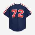 thumbnail image 3 of Men's Mitchell & Ness Carlton Fisk Navy Chicago White Sox Authentic Batting Practice Jersey, 3 of 6