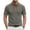 Gray, variant on Men's Short Sleeve Cuban Guayabera Shirt Breathable Fabric Summer Beach Hippie Casual Stylish Top 2026 Fashion