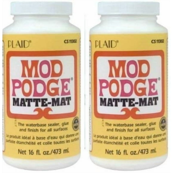 Adhesivo de Unión Mod Podge Mate 473 ml Paquete de 2