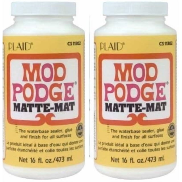 Adhesivo de Unión Mod Podge Mate 473 ml Paquete de 2