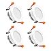 thumbnail image 3 of YGS-Tech 2 Inch LED Recessed Lighting Dimmable Downlight, 3W(35W Halogen Equivalent), 2700K Ultra Warm White, CRI80, LED Ceiling Light with LED Driver (4 Pack), 3 of 4