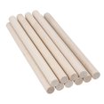 thumbnail image 1 of 50Pcs Wooden Dowel Rods Unfinished Wood Dowels, Solid Hardwood Sticks for Crafting, Macrame, DIY & More, Sanded Smooth, 1 of 6