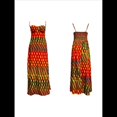 thumbnail image 3 of Vestido Plisado Informal Sin Mangas con Tirantes y Cuello en V para Mujer Rojo S, 3 of 10