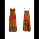 thumbnail image 3 of Vestido Plisado Informal Sin Mangas con Tirantes y Cuello en V para Mujer Rojo S, 3 of 10