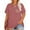 8-Pink, variant on XCHQRTI Be Kind Womens Shirt Plus Size Graphic Tees Short Sleeve V Neck Summer Casual T Shirt