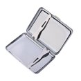 thumbnail image 1 of Cajas de Elegante Plateado Protección Sellada para Regalos de Empresas Baoblaze Caja de cigarrillo de plata del metal, 1 of 8