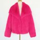 thumbnail image 5 of Chaqueta de abrigo cálida para mujer, de invierno, lisa, con cuello vuelto, 5 of 6