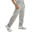 thumbnail image 4 of Vibes Mens Ash Grey Fleece Jogger Pant Drawstring Male Adult, 4 of 4