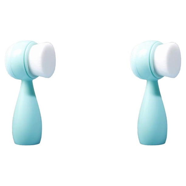 Minnieouse Cepillo de limpieza facial Cuidado de la piel Espinillas Poros Polvo Exfoliante Regalos Hogar Profesional Exterior Verde Tipo 2 Verde Tipo 2 2Conjunto