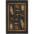 thumbnail image 2 of Addison Rugs Dream Shag Premium Machine Washable Transitional Cabin Midnight Rectangle Rug, 3' x 5', 2 of 8