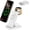 White, variant on 3-in-1 Foldable & Retractable Wireless Charger Station, 15W Fast Magnetic Charging, Portable Fast Charging Stand,Compatible with Mag Safe Charging for i Phone17/16/15/14/13/12,i Watch,Air Pods(Black)