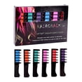 thumbnail image 2 of 10 Colors Festive Hair Chalk Combs for Temporary Hair Color, Washable Hair Color for Girls and Teens, 6g x 10pcs Hair Chalk Set for Parties and Holidays, Safe Hair Dye for Fun Styles, 2 of 9
