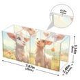 thumbnail image 3 of Sheep Lamb Flowers Grassland Pencil Pen Cosmetic Holder Cup Makeup Brush Holder Desk Accessories Holder Acrylic Organizer for Office School Home, 3 of 7