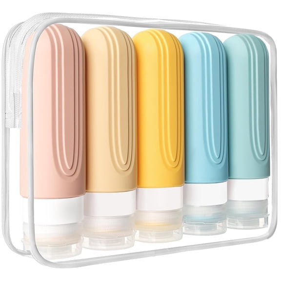Travel Bottles for Toiletries, 5 Pack TSA Approved Travel Size Containers, 3o...