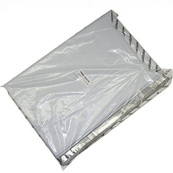 StarBoxes 100 Poly Mailers Bags 9x12" - #2 Pouches Envelopes White Self-Sealing