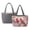 Cardinal Cherry Blossom, variant on FOR U DESIGNS Hawaii Hibiscus Dragonfly Print Tote Bag for Women, Two Tone Top Handbag with Side Pockets Lightweight Quilted Shoulder Bag Reversible Top Handle Tote for Travel 2026