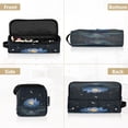 thumbnail image 5 of Hair Tool Organizer Bag with Heat Resistant Mat Removable Travel Storage Case for Hot Air Brushes Curling Irons Serene Blue Lotus Flower, 5 of 8