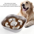 thumbnail image 6 of M Buder Slow Feeder Dog Bowl Stainless Steel Anti Slip 9.06 inches / 23 cm, 6 of 9