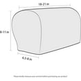 thumbnail image 3 of Hweilai Set of 2 Stretch Sofa Armrest Covers Non-Slip Furniture Protector Armrest Covers for Recliner Sofa, 3 of 7