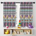 thumbnail image 5 of Blackout Kids Curtains,Colorful Geometric Triangle Diamond Pattern Childrens Insulated Curtains Set Of 2,Bedroom Essentials,Toddler Room Decor 42x54in(106x137cm), 5 of 5