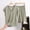 Army Green, variant on Wensltd Lightweight Pajamas for Women Sets 2 Piece Summer Soft Stripe Short Sleeve Sleepwear