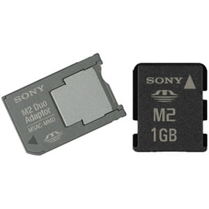 Memory Stick Micro - 512 MB Sony Flash memory card adapter included M2