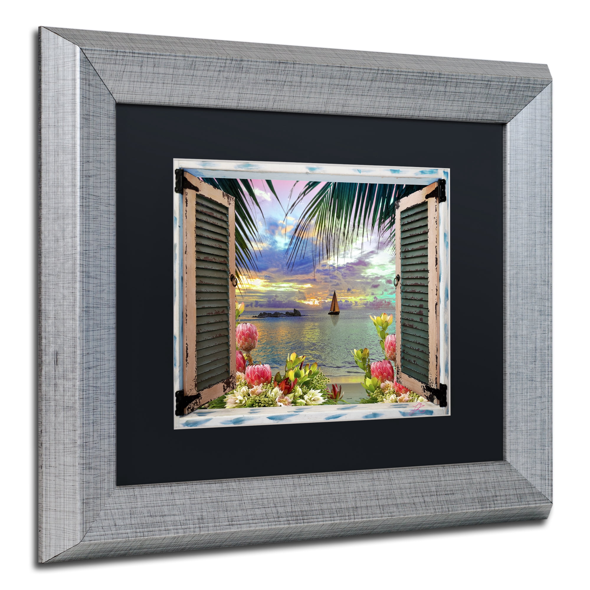 Trademark Art Landscape Framed Art Print, by Leo Kelly